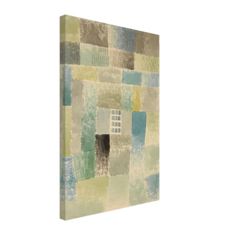 First House of a Settlement by Paul Klee 1926 | Vintage wall art print - Aluminum Print - 60x90 cm / 24x36″ - 
