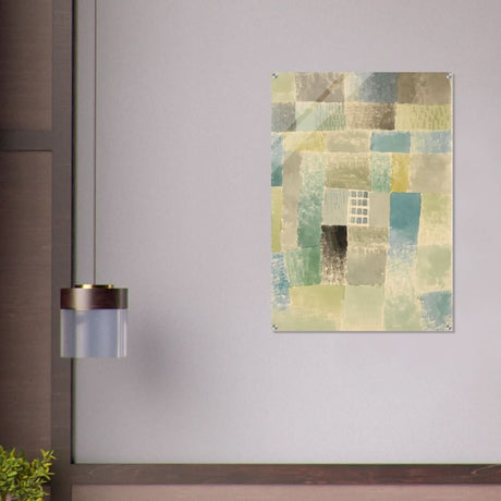 First House of a Settlement by Paul Klee 1926 | Vintage wall art print - Acrylic Print - 70x100 cm / 28x40″ - 