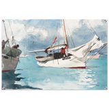"Fishing Boats, Key West" – Nautical Wall Art Print by Winslow Homer - Acrylic Print - 60x90 cm / 24x36″ - 
