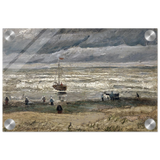 Fishing Boats on the Beach at Scheveningen – Vincent van Gogh Nautical Wall Art Print - Acrylic Print - 20x30 cm / 8x12″ - 