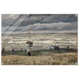 Fishing Boats on the Beach at Scheveningen – Vincent van Gogh Nautical Wall Art Print - Acrylic Print - 50x75 cm / 20x30″ - 