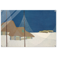 "Fishing Village" – Japanese Coastal Minimalism Wall Art Print by Kamisaka Sekka - Acrylic Print - 60x90 cm / 24x36″ - 