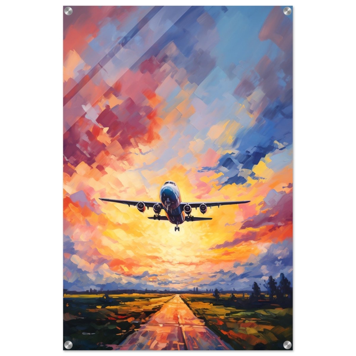 Flight into Radiance | Travel collection wall art print - Acrylic Print - 30x45 cm / 12x18″ - 