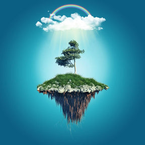 Floating Haven | 3 Design Options - 30x30 cm / 12x12″ - Design Option 3 - Canvas