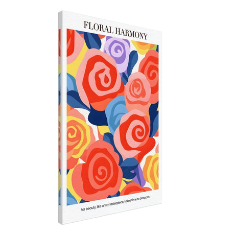 Floral Harmony - Canvas - 50x75 cm / 20x30″ - 