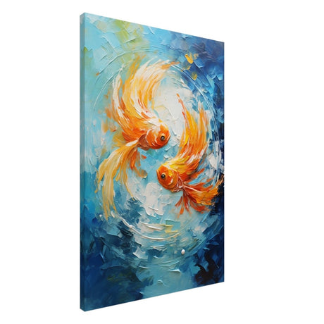 Flowing Fortune | Abstract Realism wall art print - Canvas - 30x45 cm / 12x18″ - 