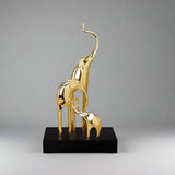 Fortune Bring Elephant Decorative Crafts - Bright Gold - 