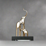Fortune Bring Elephant Decorative Crafts - Retro Color - 