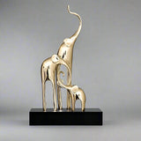 Fortune Bring Elephant Decorative Crafts - Rose Gold - 