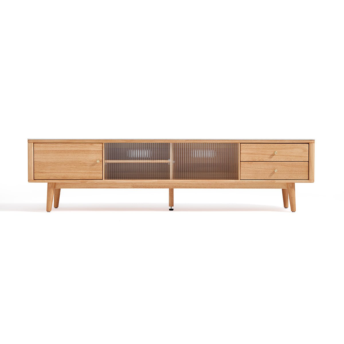 Four Season White Entertainment Unit TV Console - White - 