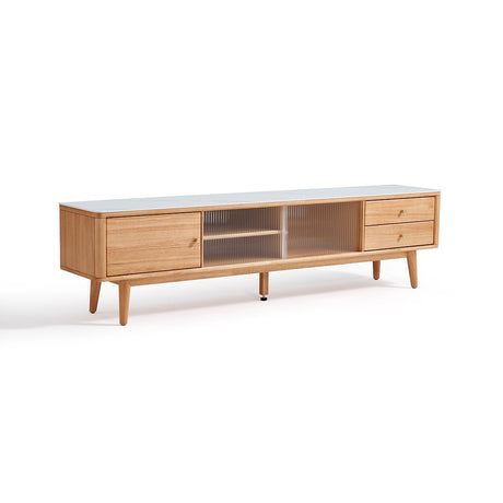 Four Season White Entertainment Unit TV Console - White - 