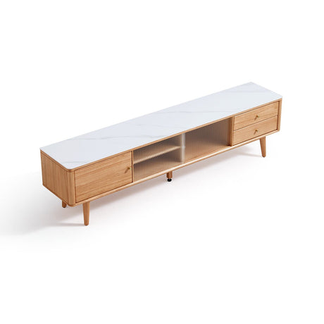 Four Season White Entertainment Unit TV Console - White - 