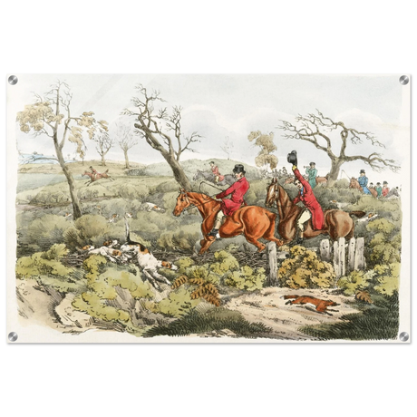 "Fox Hunt Legacy" – Vintage Equestrian Wall Art Print by Henry Alken - Acrylic Print - 60x90 cm / 24x36″ - 