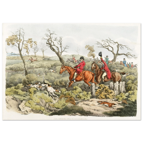 "Fox Hunt Legacy" – Vintage Equestrian Wall Art Print by Henry Alken - Fine Art Poster - 70x100 cm / 28x40″ - 