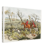 "Fox Hunt Legacy" – Vintage Equestrian Wall Art Print by Henry Alken - Canvas - 40x60 cm / 16x24″ - 