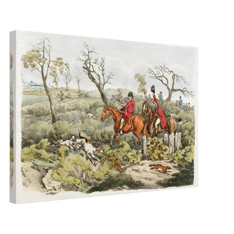 "Fox Hunt Legacy" – Vintage Equestrian Wall Art Print by Henry Alken - Canvas - 40x60 cm / 16x24″ - 
