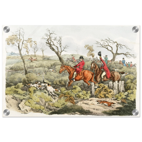 "Fox Hunt Legacy" – Vintage Equestrian Wall Art Print by Henry Alken - Acrylic Print - 30x45 cm / 12x18″ - 