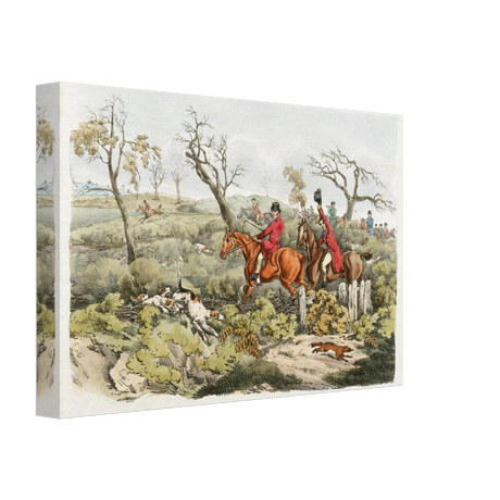 "Fox Hunt Legacy" – Vintage Equestrian Wall Art Print by Henry Alken - Canvas - 20x30 cm / 8x12″ - 