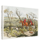 "Fox Hunt Legacy" – Vintage Equestrian Wall Art Print by Henry Alken - Canvas - 50x75 cm / 20x30″ - 