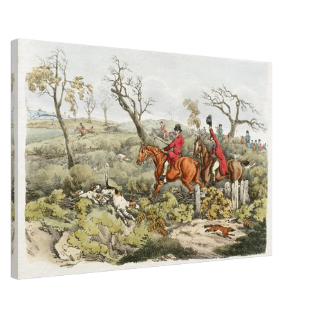 "Fox Hunt Legacy" – Vintage Equestrian Wall Art Print by Henry Alken - Canvas - 50x75 cm / 20x30″ - 