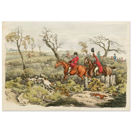 "Fox Hunt Legacy" – Vintage Equestrian Wall Art Print by Henry Alken - Wood Prints - 70x100 cm / 28x40″ - 