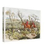 "Fox Hunt Legacy" – Vintage Equestrian Wall Art Print by Henry Alken - Canvas - 30x45 cm / 12x18″ - 