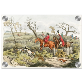 "Fox Hunt Legacy" – Vintage Equestrian Wall Art Print by Henry Alken - Acrylic Print - 20x30 cm / 8x12″ - 
