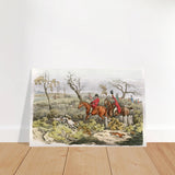 "Fox Hunt Legacy" – Vintage Equestrian Wall Art Print by Henry Alken - Brushed Aluminum Print - 50x75 cm / 20x30″ - 