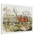 "Fox Hunt Legacy" – Vintage Equestrian Wall Art Print by Henry Alken - Canvas - 70x100 cm / 28x40″ - 