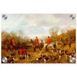 Fox Hunting Scene – Henry Alken Wall Art Print - Acrylic Print - 20x30 cm / 8x12″ - 