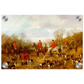 Fox Hunting Scene – Henry Alken Wall Art Print - Acrylic Print - 20x30 cm / 8x12″ - 