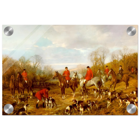 Fox Hunting Scene – Henry Alken Wall Art Print - Acrylic Print - 20x30 cm / 8x12″ - 