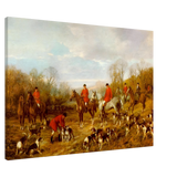 Fox Hunting Scene – Henry Alken Wall Art Print - Canvas - 70x100 cm / 28x40″ - 
