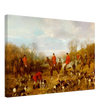 Fox Hunting Scene – Henry Alken Wall Art Print - Canvas - 40x60 cm / 16x24″ - 