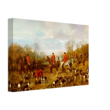 Fox Hunting Scene – Henry Alken Wall Art Print - Canvas - 20x30 cm / 8x12″ - 