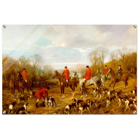 Fox Hunting Scene – Henry Alken Wall Art Print - Acrylic Print - 60x90 cm / 24x36″ - 
