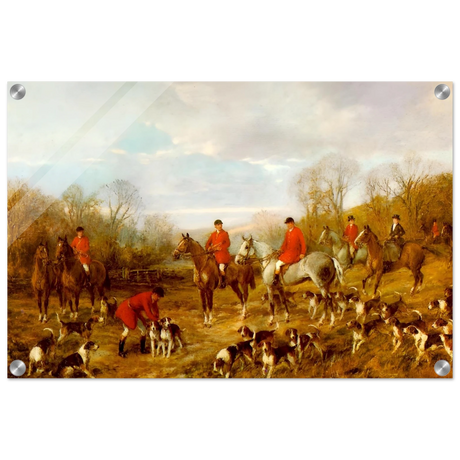 Fox Hunting Scene – Henry Alken Wall Art Print - Acrylic Print - 40x60 cm / 16x24″ - 
