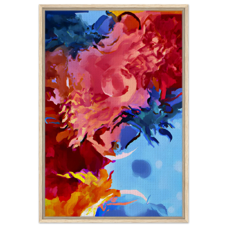 Fragments of the Infinite | Contemporary Abstract Wall Art Print - Framed Canvas - 60x90 cm / 24x36″ - Wood frame