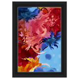 Fragments of the Infinite | Contemporary Abstract Wall Art Print - Framed Canvas - 20x30 cm / 8x12″ - Black frame