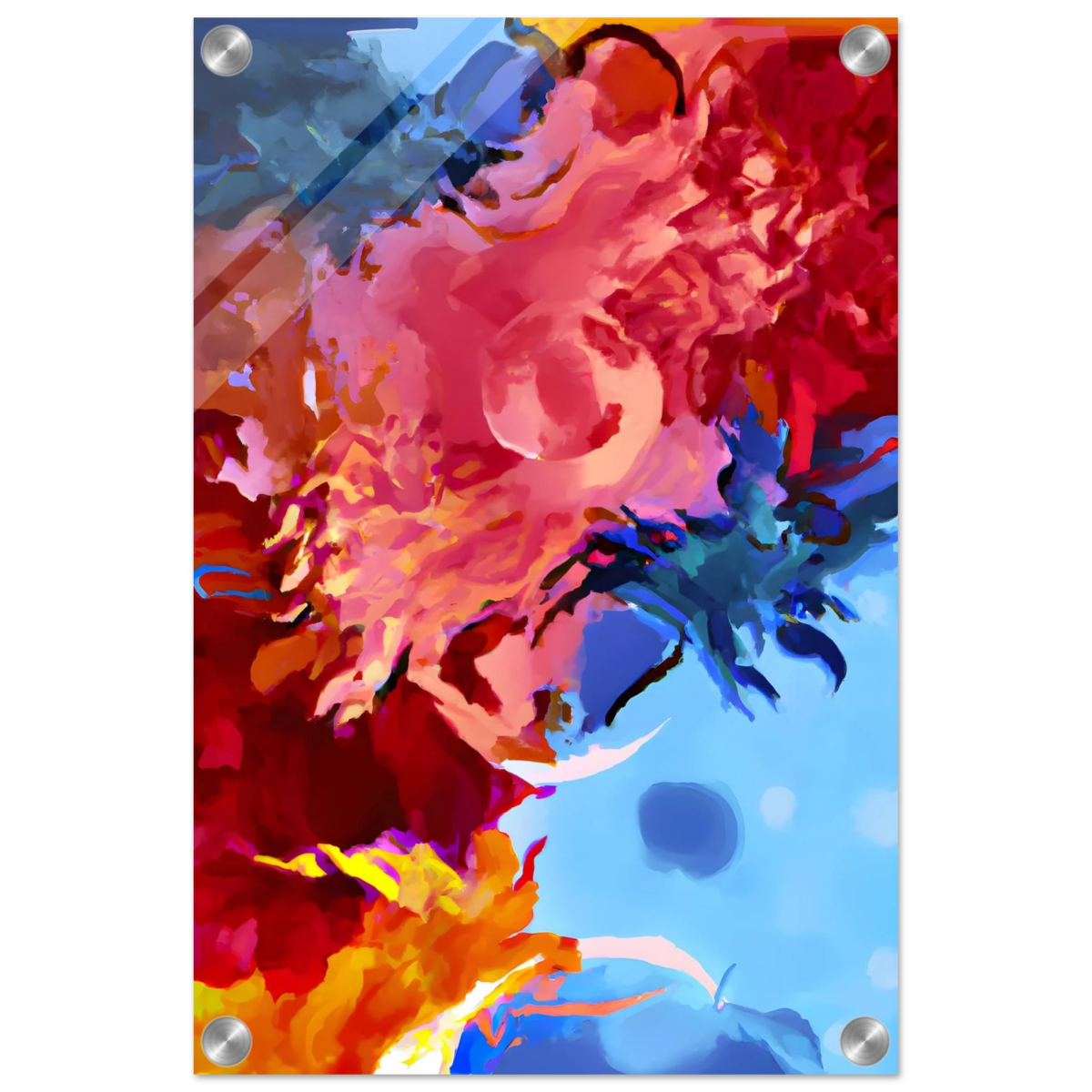 Fragments of the Infinite | Contemporary Abstract Wall Art Print - Acrylic Print - 30x45 cm / 12x18″ - 