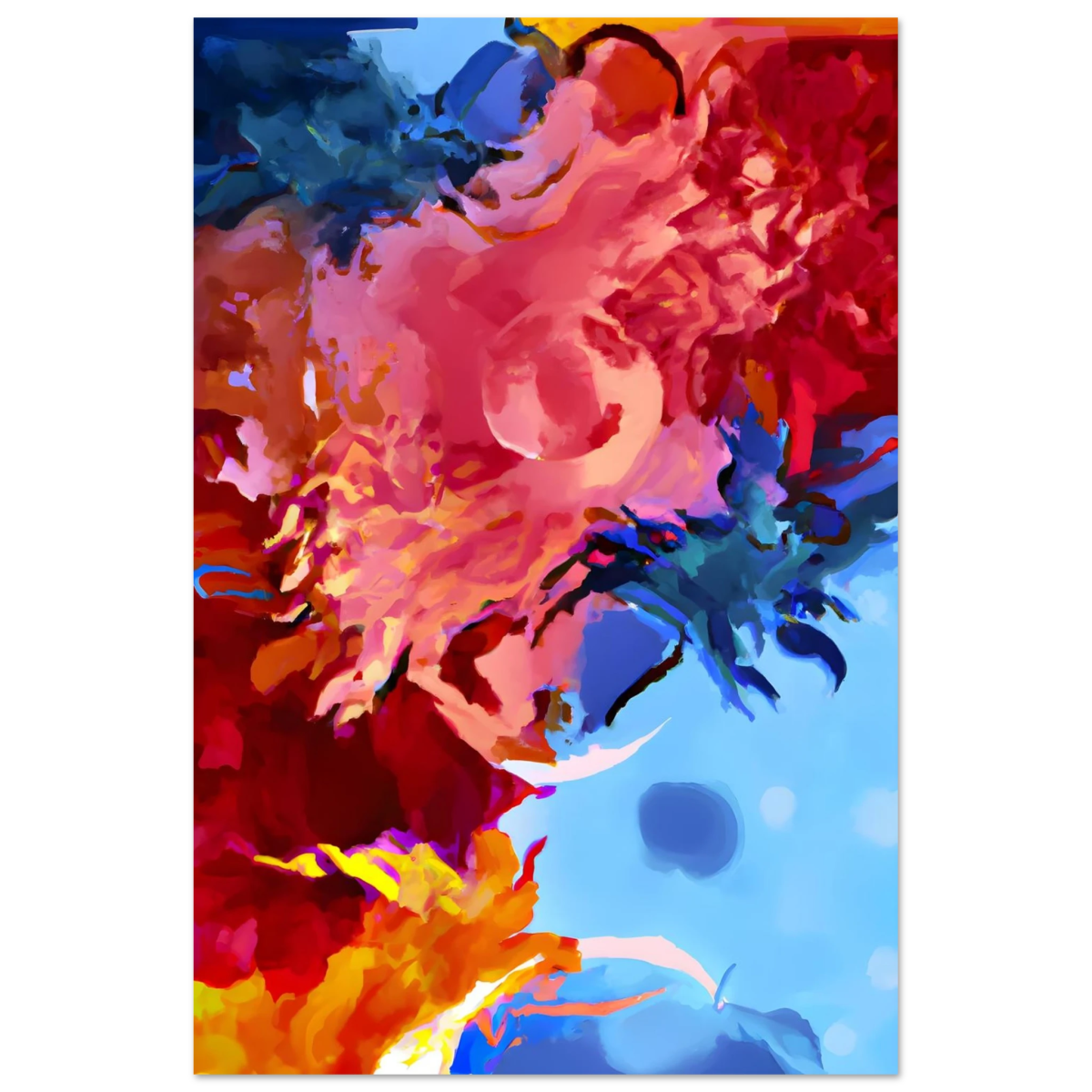 Fragments of the Infinite | Contemporary Abstract Wall Art Print - Fine Art Poster - 40x60 cm / 16x24″ - 