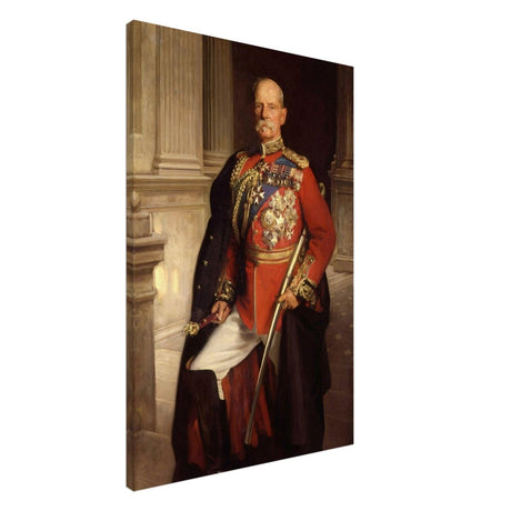 "Frederick Sleigh Roberts, 1st Earl Roberts" by John Singer Sargent – Historical Portrait Wall Art Print - Canvas - 20x30 cm / 8x12″ - 