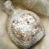 French Entry Lux Golden Shell Art Vase – Coastal Luxury Home Décor - Gold - 