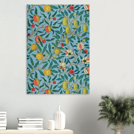 Fruit or Pomegranate by William Morris - Wood Prints - 70x100 cm / 28x40″ - 20 mm