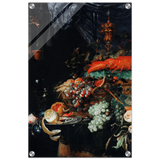 Fruits and Lobster by Abraham Mignon | Wall art Print - Acrylic Print - 40x60 cm / 16x24″ - 