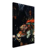 Fruits and Lobster by Abraham Mignon | Wall art Print - Canvas - 50x75 cm / 20x30″ - 