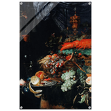 Fruits and Lobster by Abraham Mignon | Wall art Print - Acrylic Print - 60x90 cm / 24x36″ - 