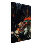 Fruits and Lobster by Abraham Mignon | Wall art Print - Canvas - 60x90 cm / 24x36″ - 