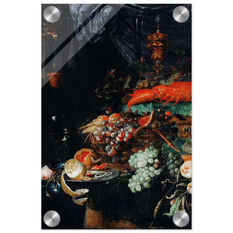Fruits and Lobster by Abraham Mignon | Wall art Print - Acrylic Print - 20x30 cm / 8x12″ - 