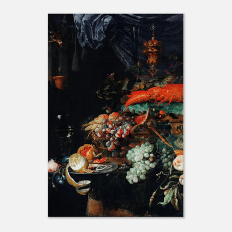 Fruits and Lobster by Abraham Mignon | Wall art Print - Aluminum Print - 50x75 cm / 20x30″ - 
